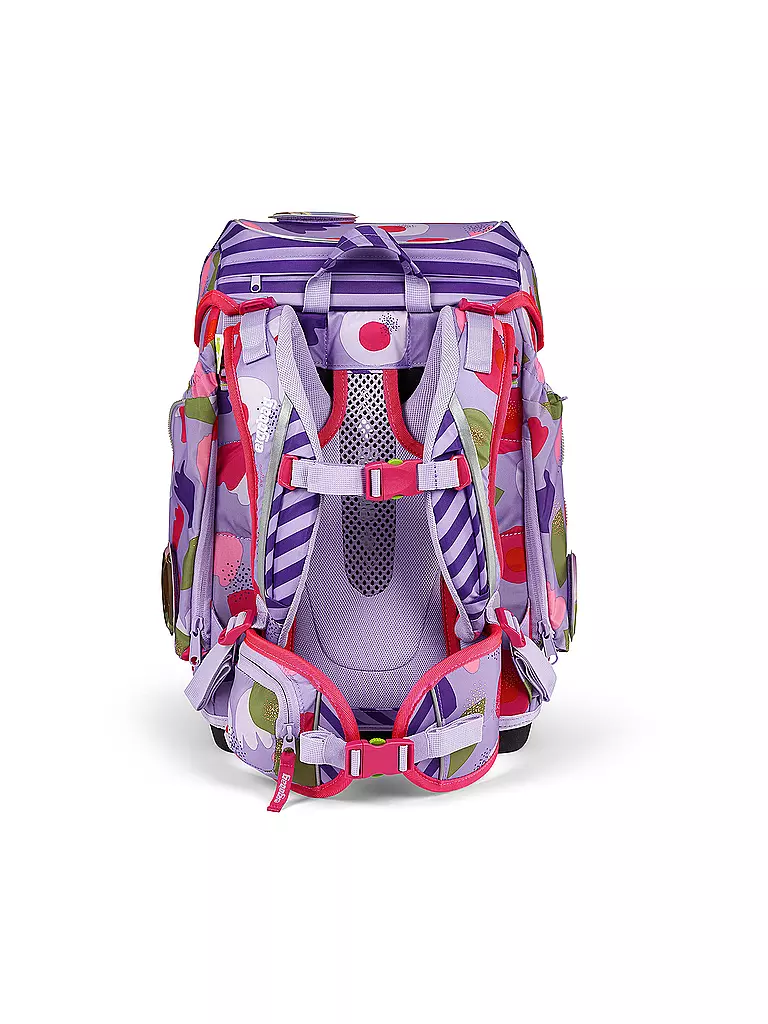 ERGOBAG Schultaschen Set 5tlg CUBO - BlütenzauBär  lila