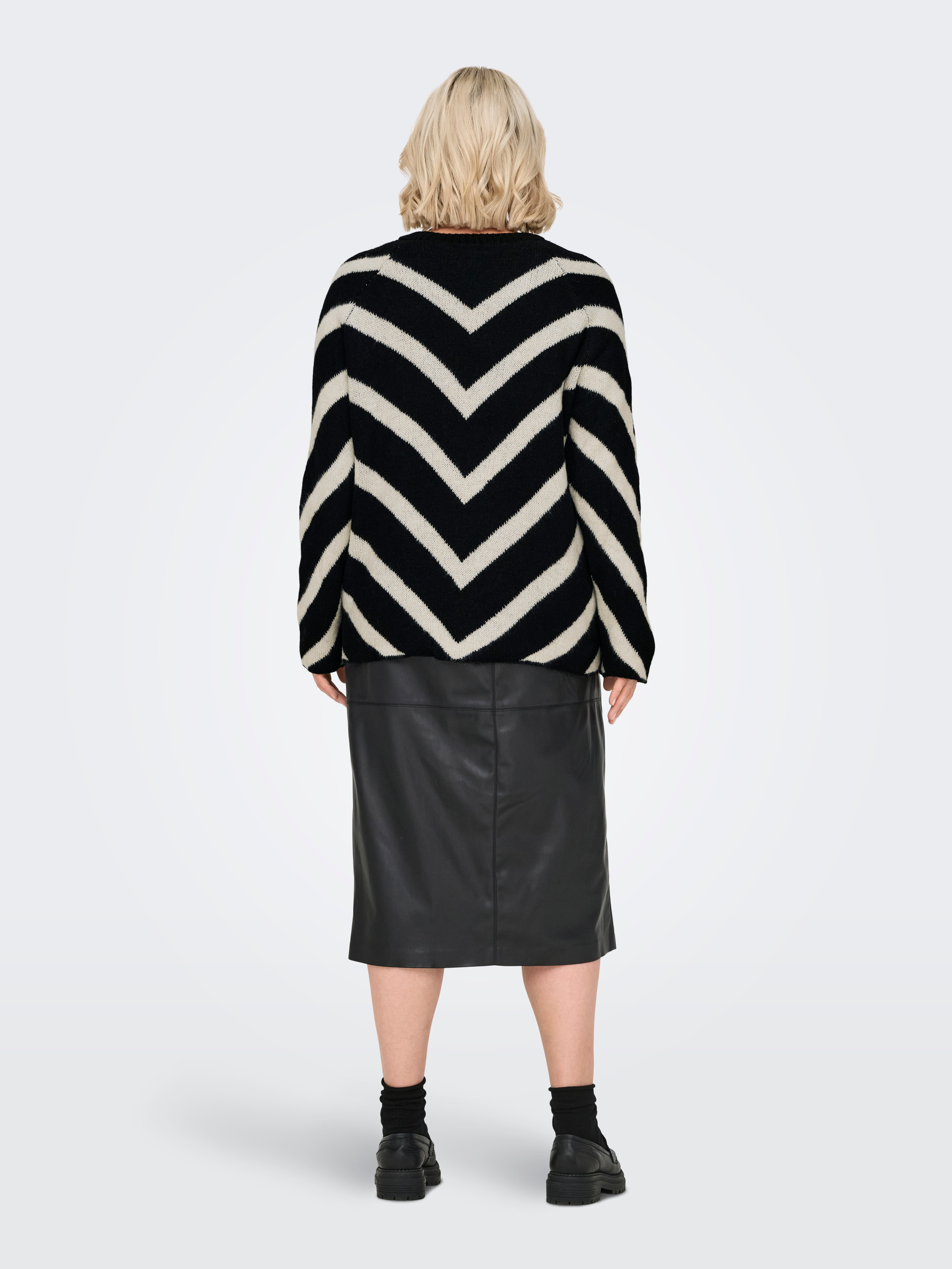 CARELIZA Strickpullover Black