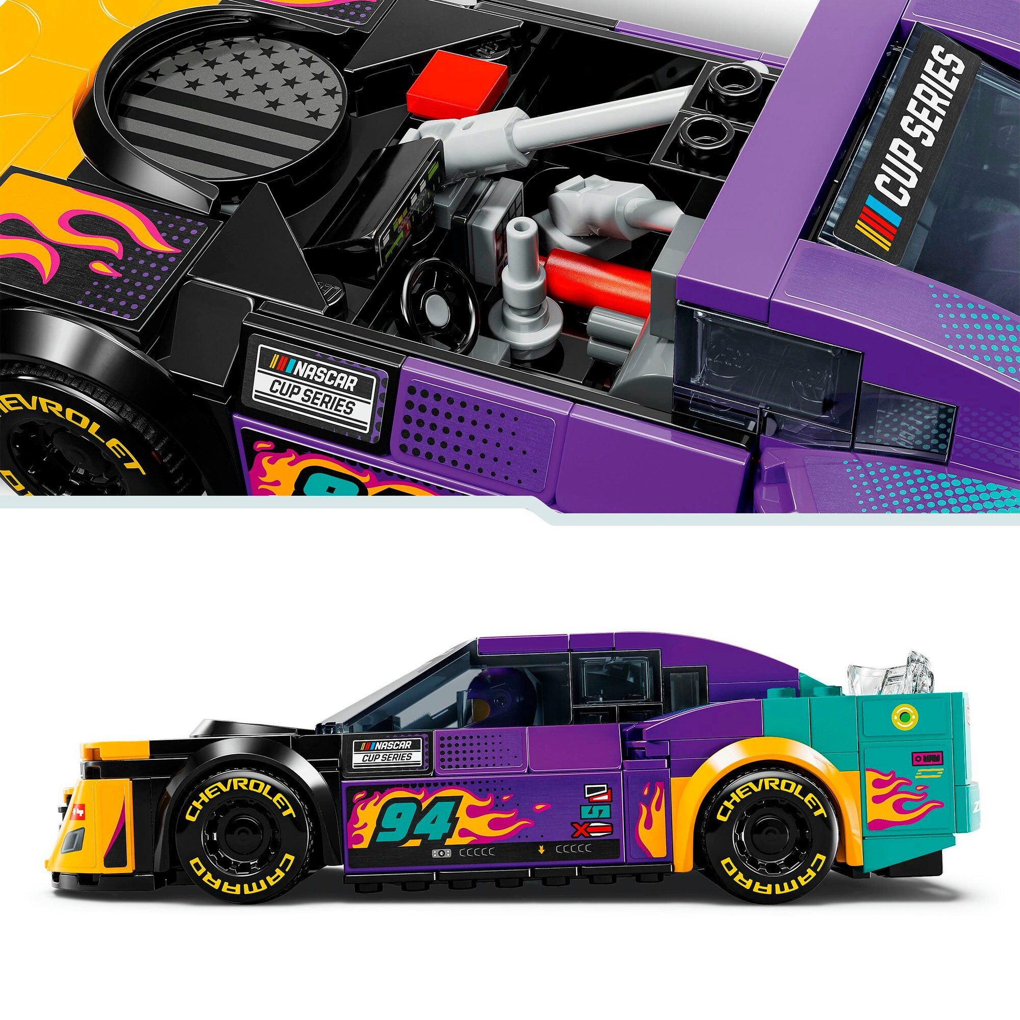 LEGO Konstruktionsspielzeug Speed Champions NASCAR Next Gen Chevrolet Camaro ZL1