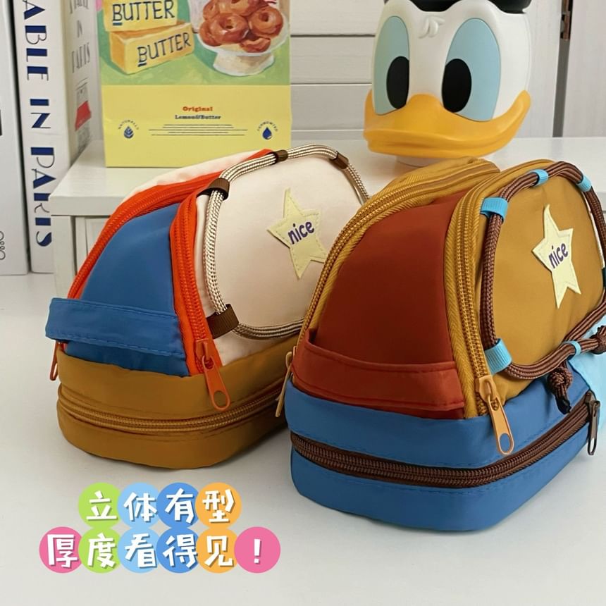 Ribbocco - Sterrenkleurige canvas etui