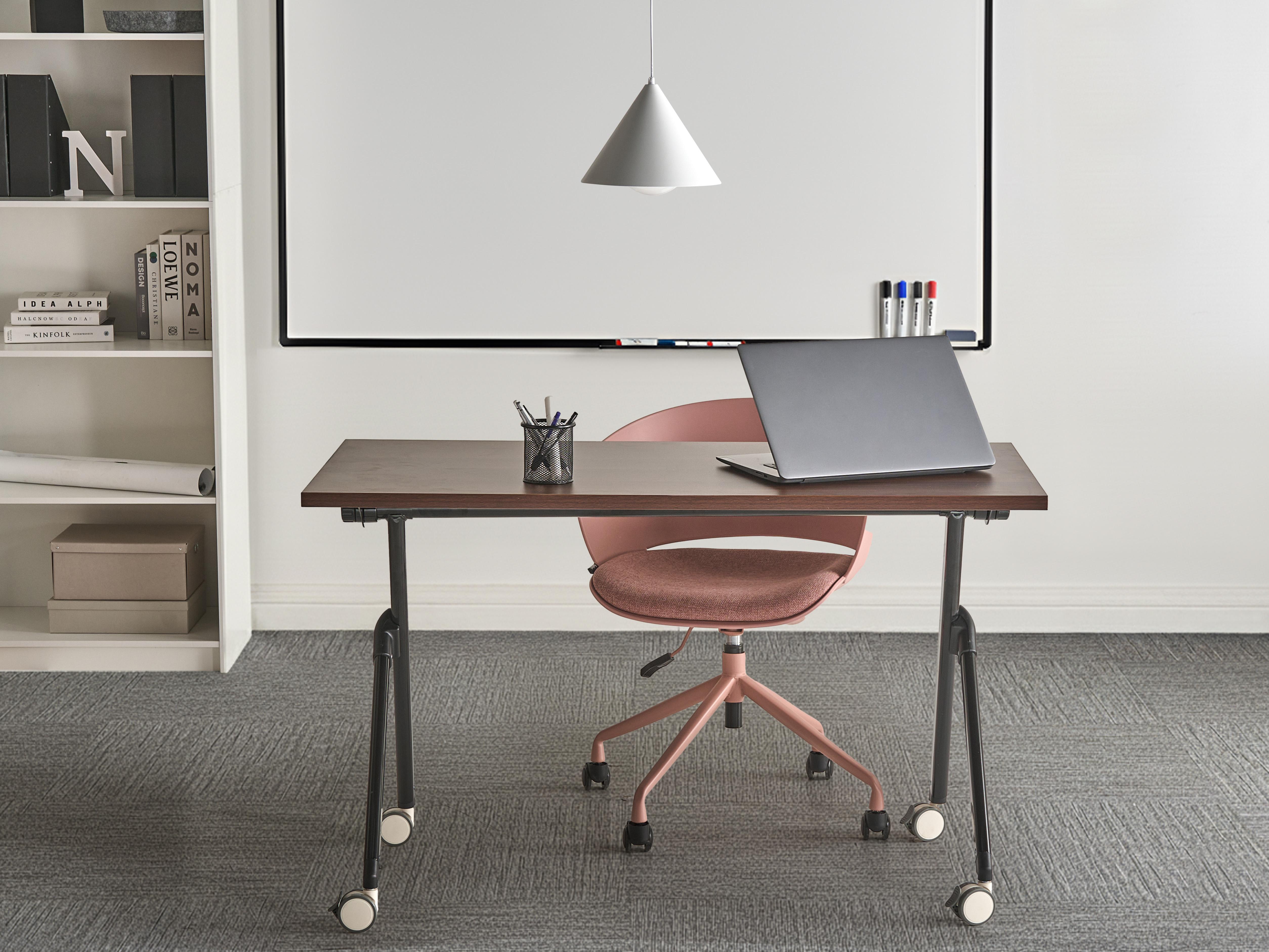 Inklapbaar bureau BENDI Donkerbruin 120 cm 60 cm