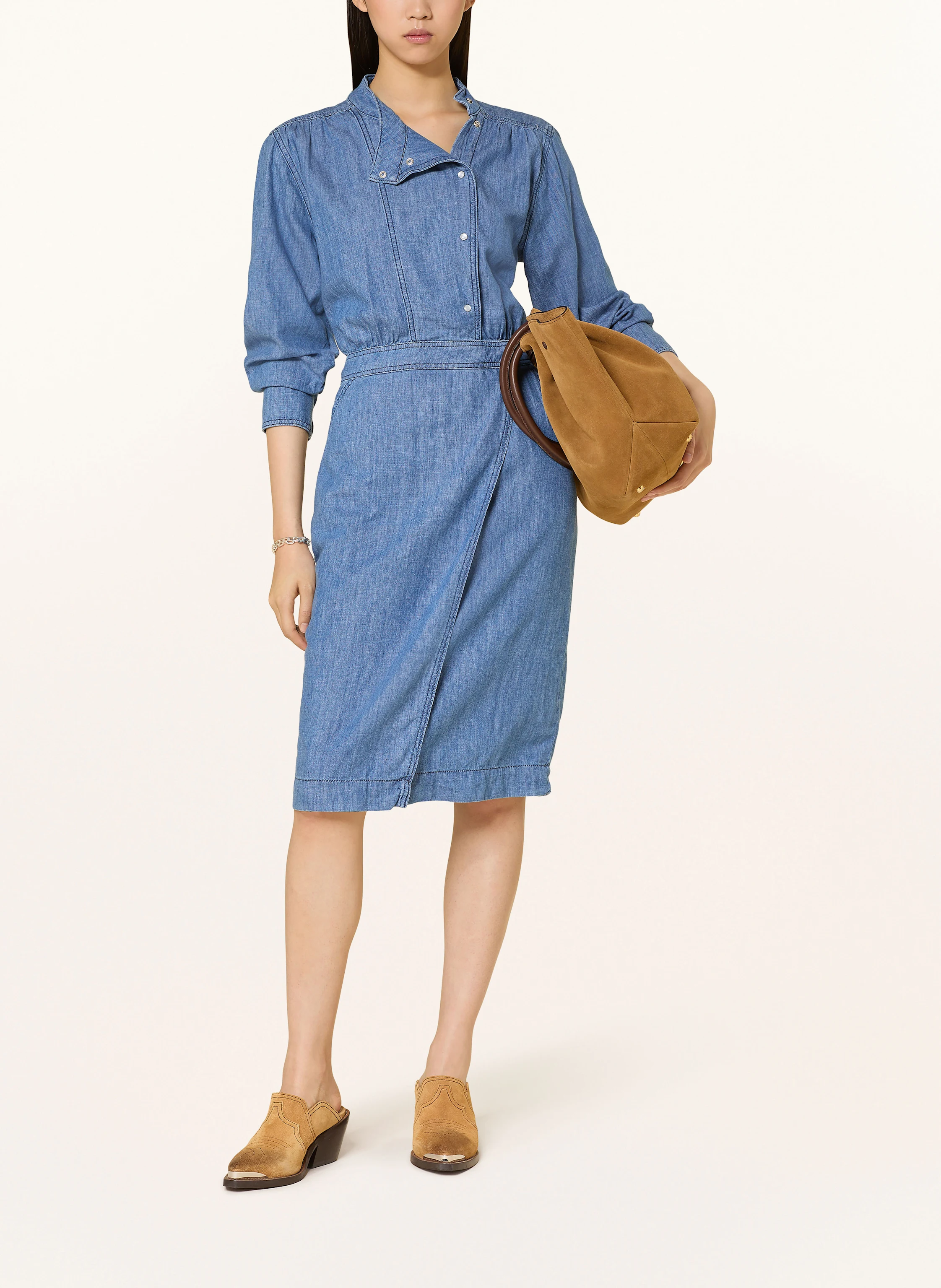 ba&sh Kleid WAKIE in Jeansoptik
