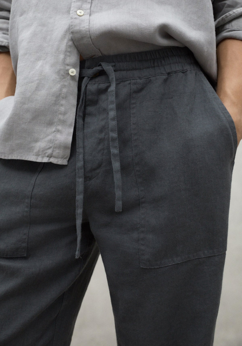 Ecoalf Leinenhose Ethic Linen Pants Iron