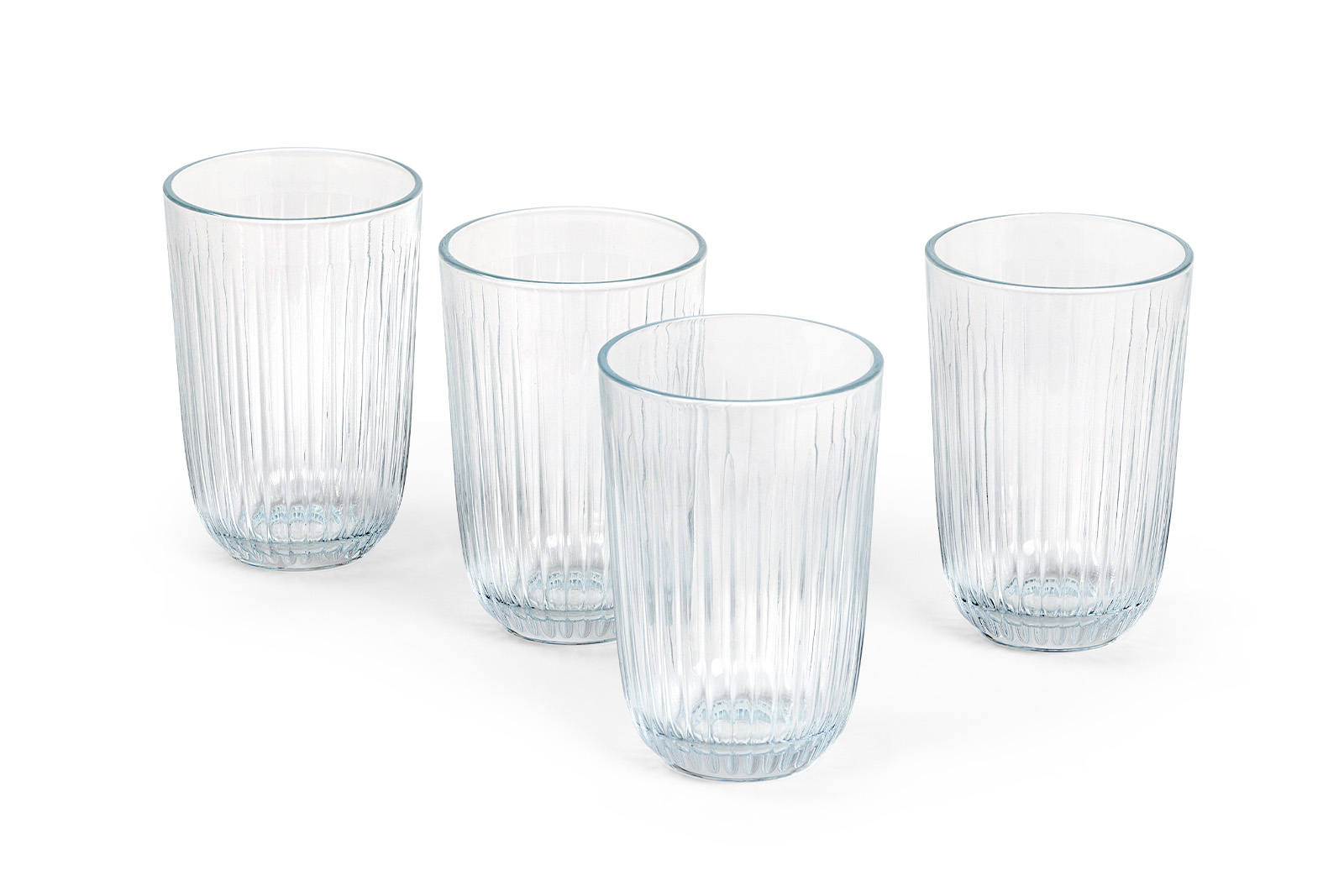 Hammershøi vannglass 4pk Klart glass. 37 cl. 4 pk