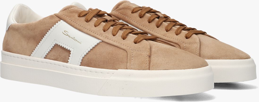 bruine santoni lage sneakers 21870