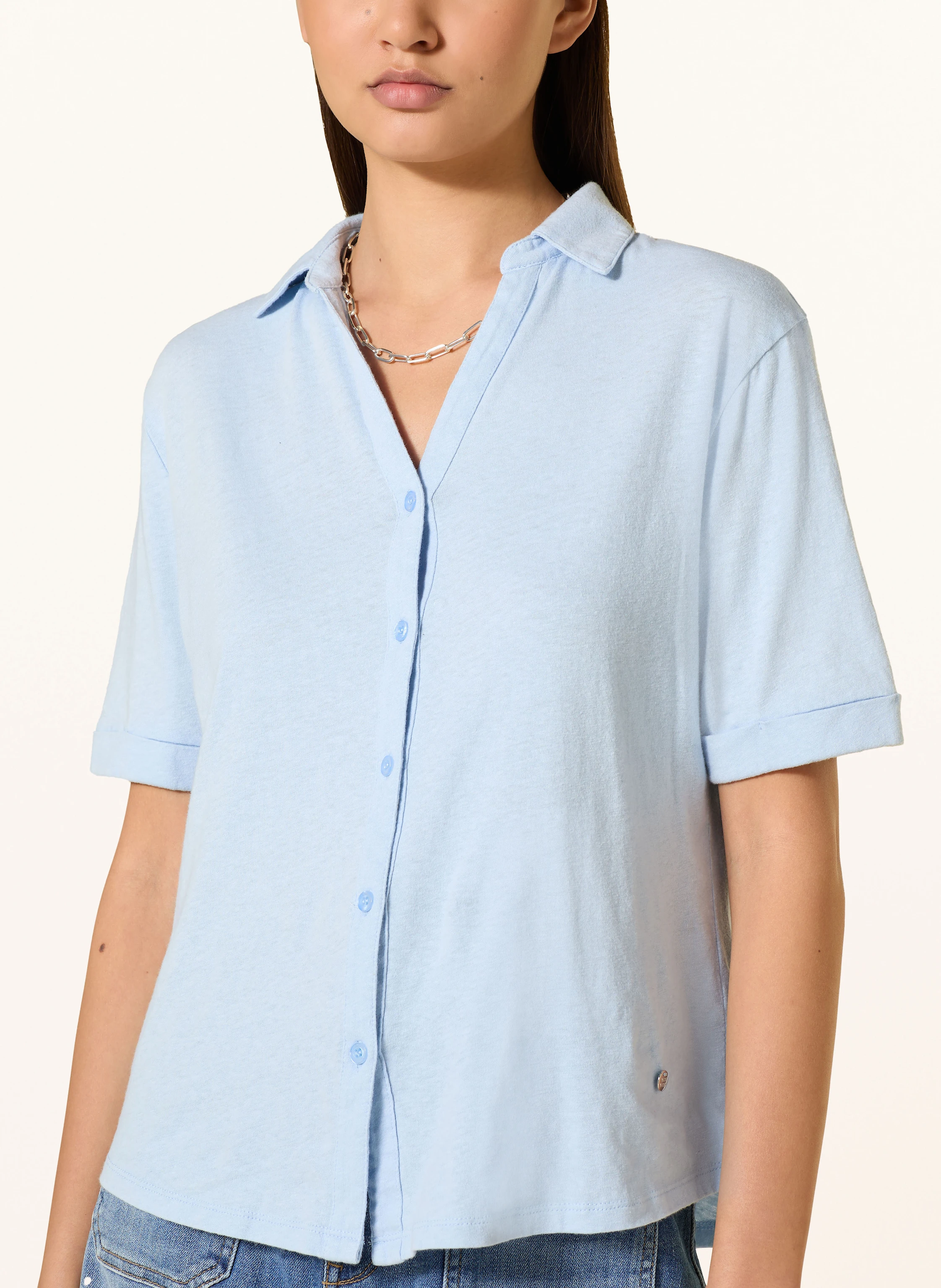 MOS MOSH Hemdbluse aus Jersey MMAILA