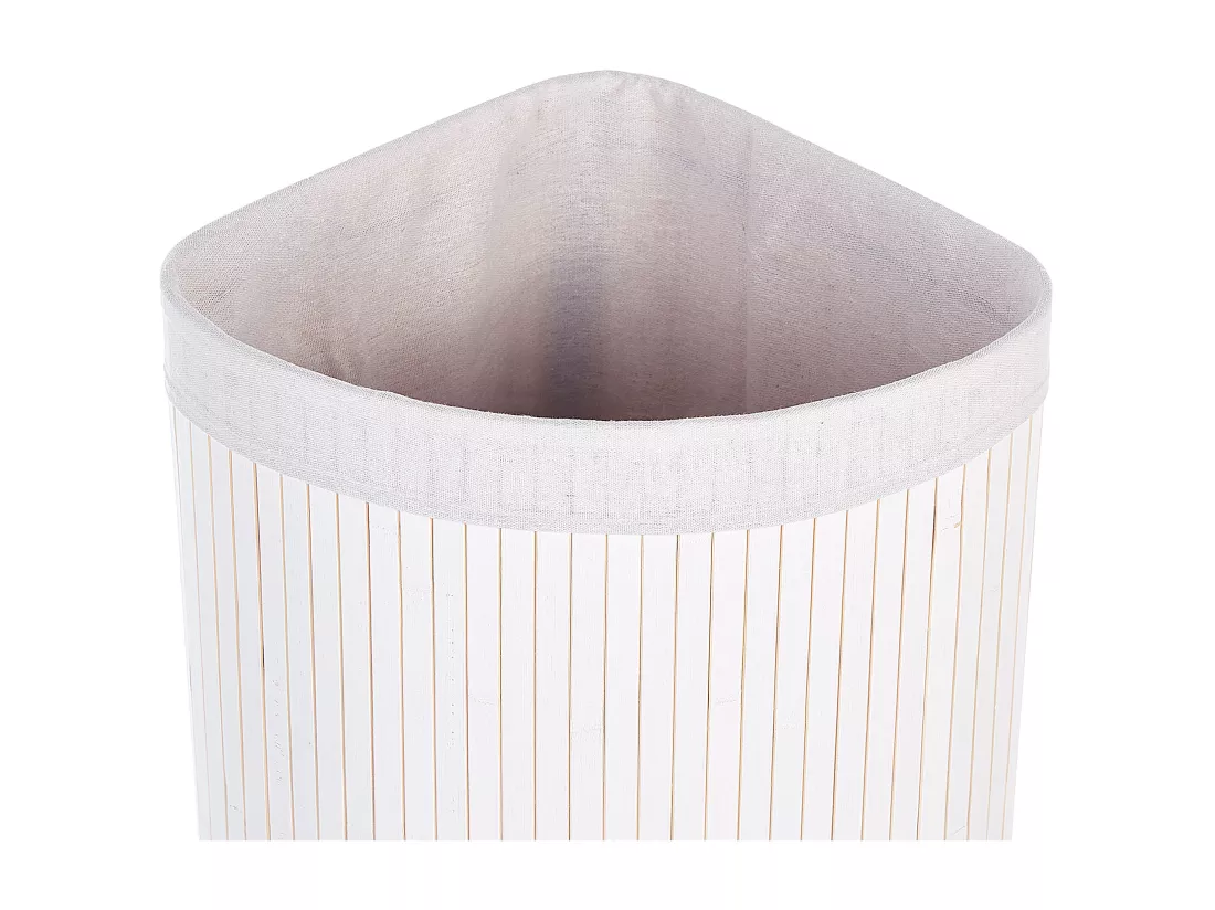 Panier en bambou blanc 60 cm MATARA