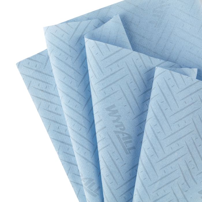 WypAll 7255 6rollen L10 poetsdoek op rol 1-laags blauw (7255)