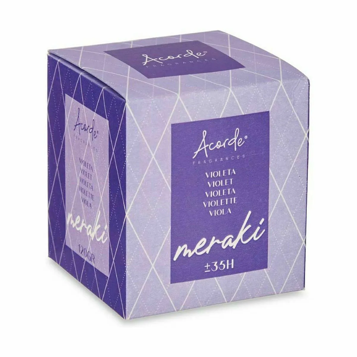 Acorde Bougie Parfumée Violet 12 unités