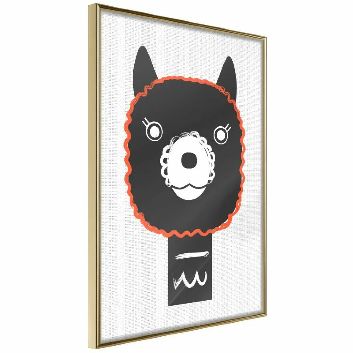 Paris Prix Affiche Cute Smile - Or
