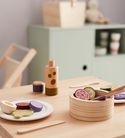 Kids Concept Spiellebensmittel - Set - Holz