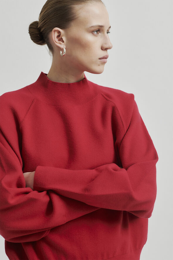 Second Female Octavia Knit T-Neck Emboldened