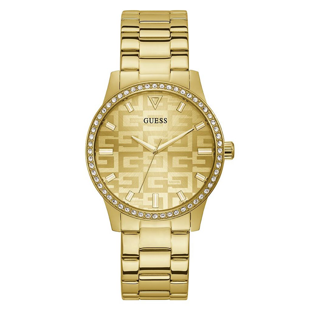 Montre Guess G Check Acier Dore
