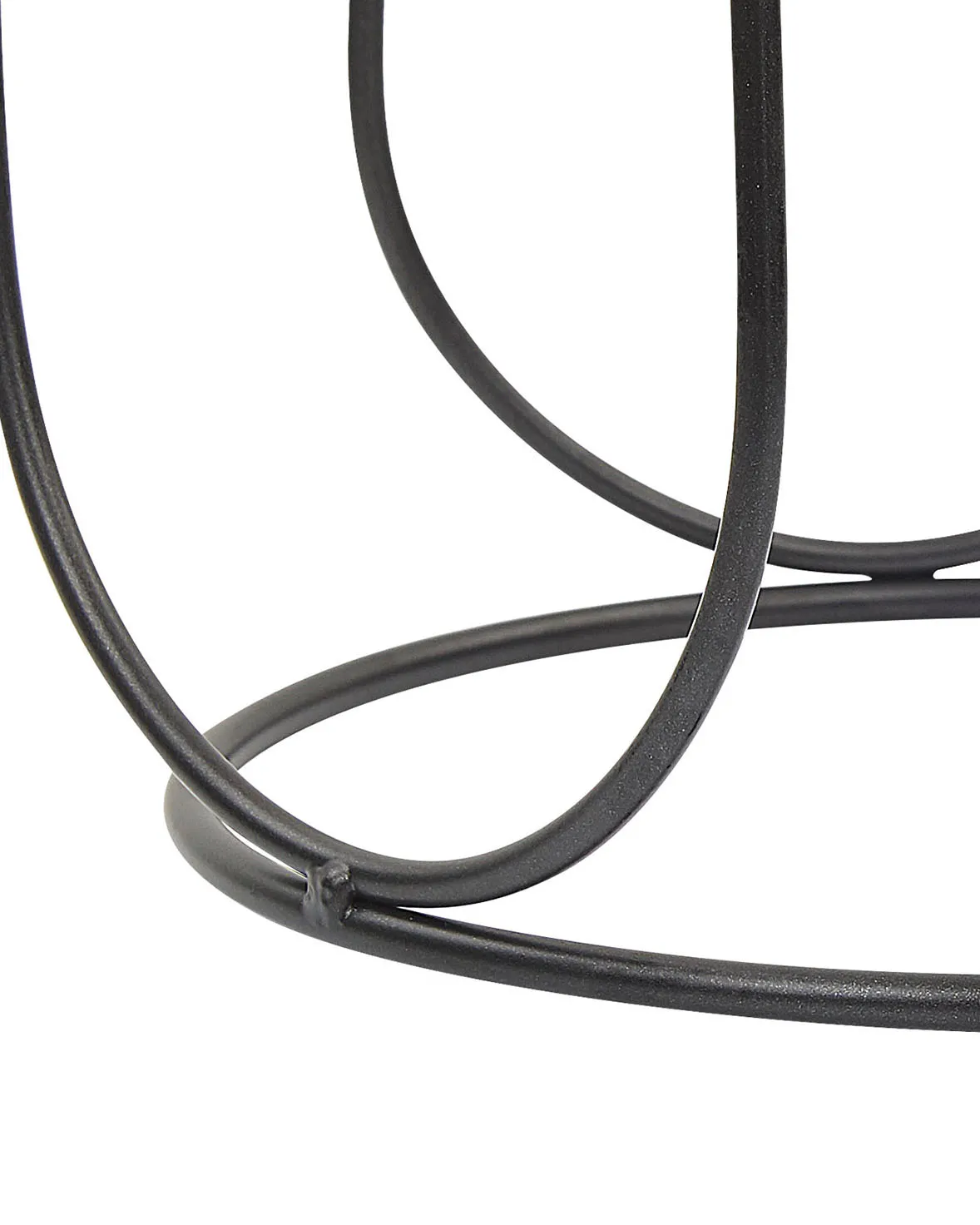 Kaarshouder PANAY Metaal 25 cm Zwart
