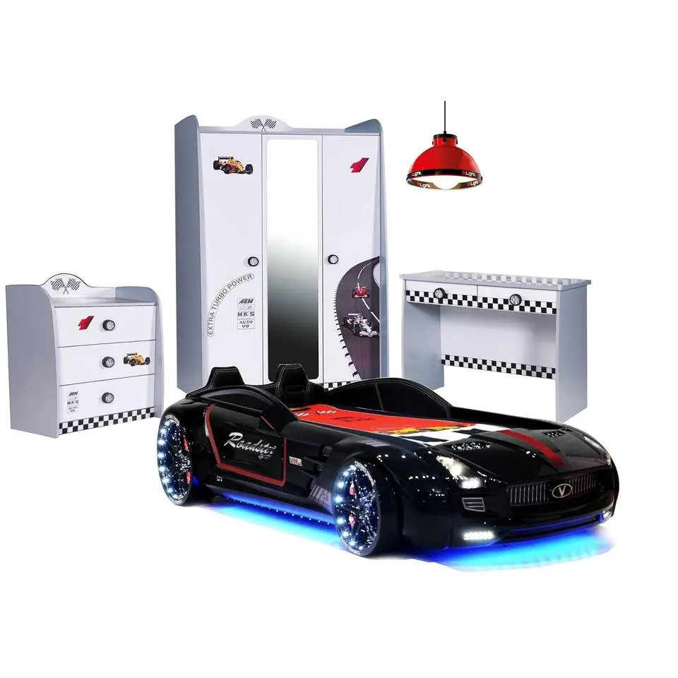 V Power kledingkast auto Wit