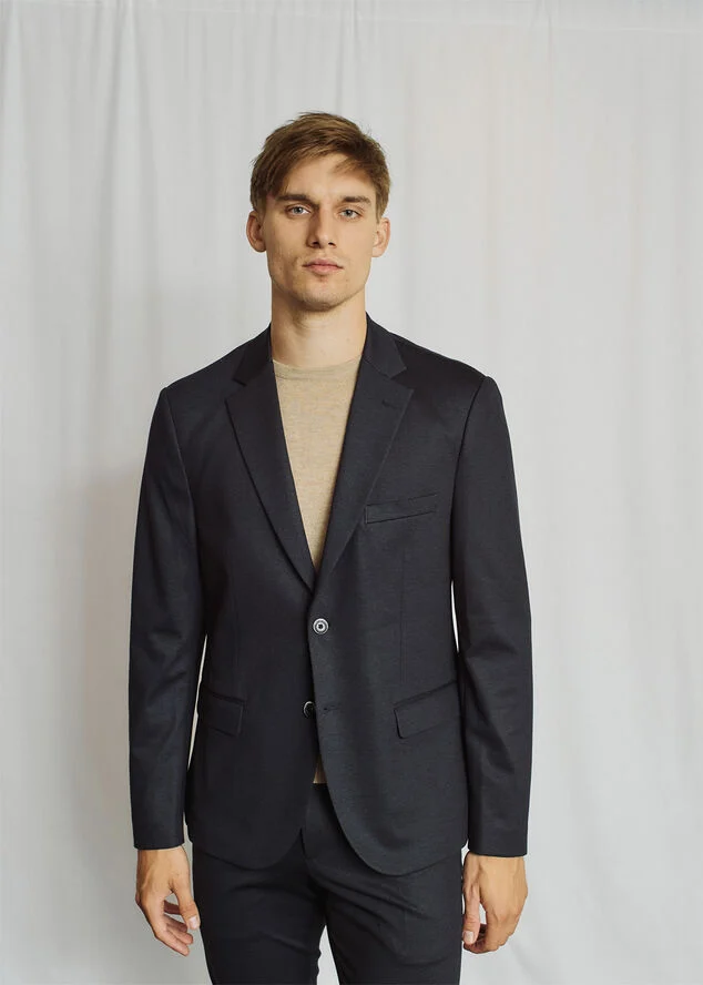 Bruun & Stengade BS Chapelle Classic Fit Blazer Navy