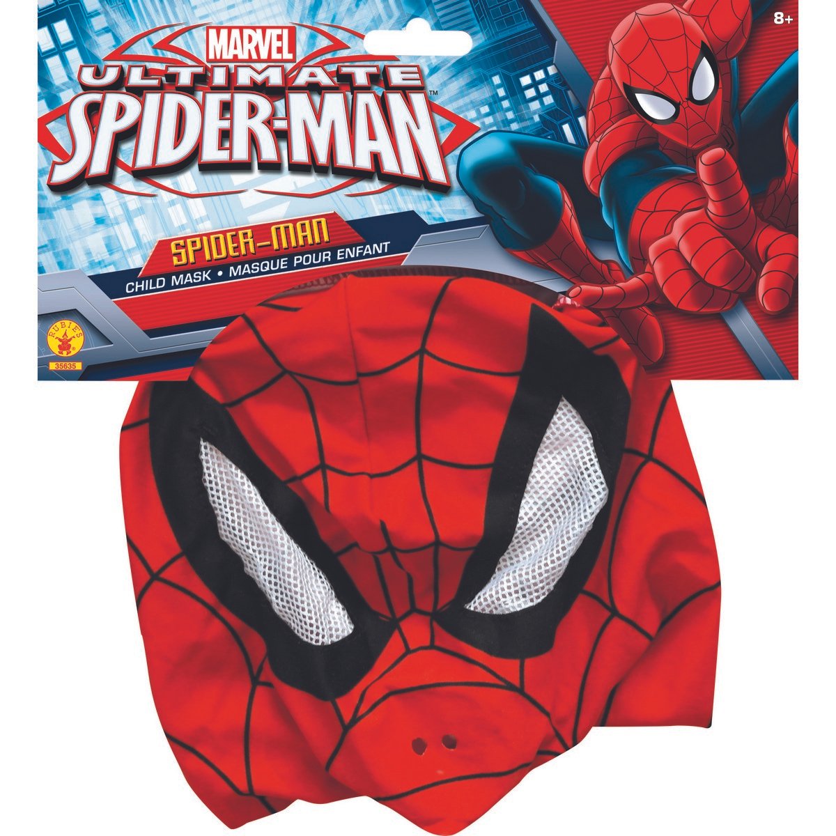 Cagoule masque ultimate Spider-Man enfant