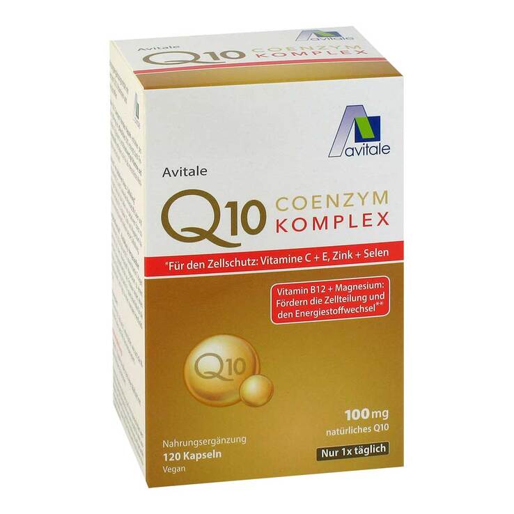 Coenzym Q10 100 mg Kapseln + Vitamine + Mineralstoffe, 120 St