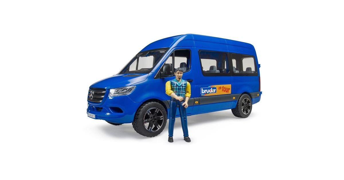 bruderMercedes-Benz Sprinter Transfer met bestuurder Modelvoertuig  (02681)
