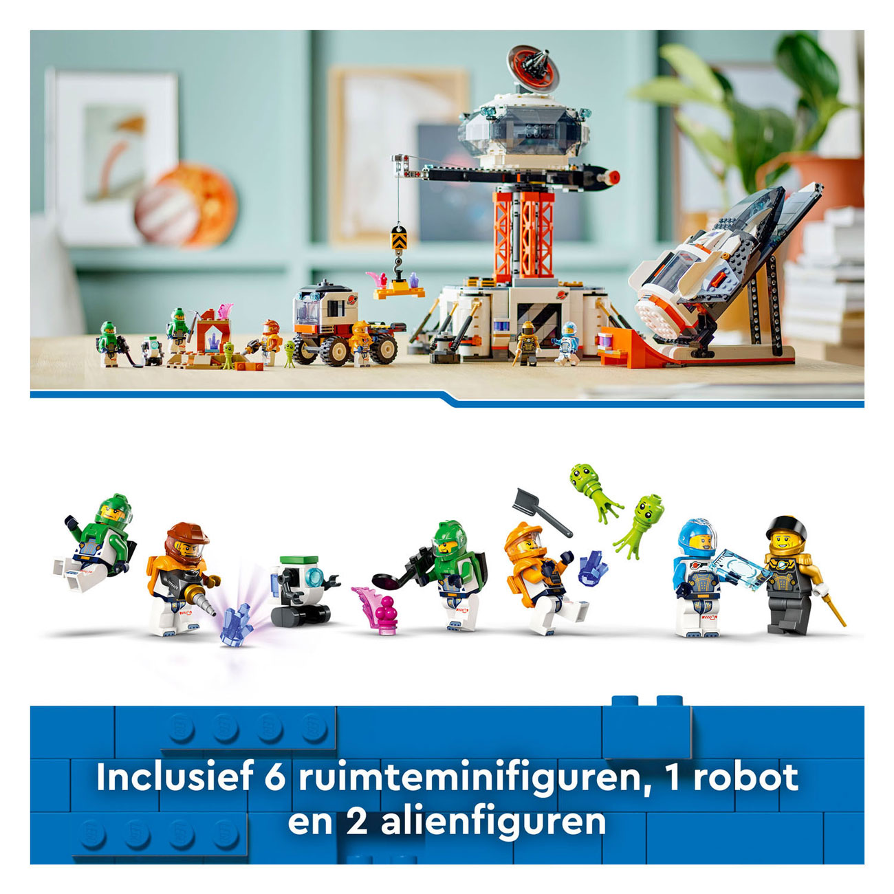 LEGO City 60434 Ruimtebasis en Raketlanceringsplatform