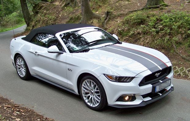 Mustang GT Cabrio Fahrt in Hagen als Geschenk