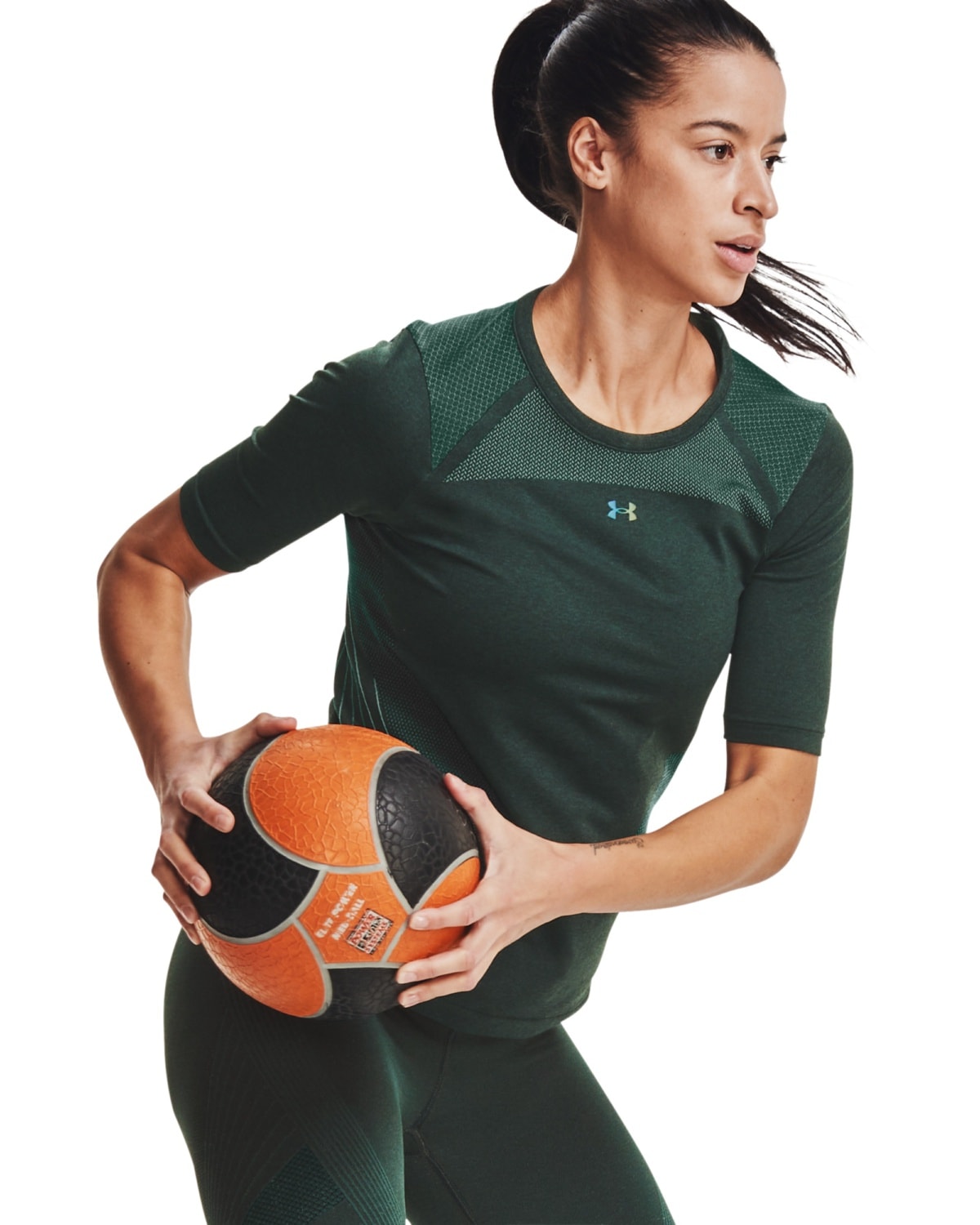 Under Armour Rush Seamless SS Green