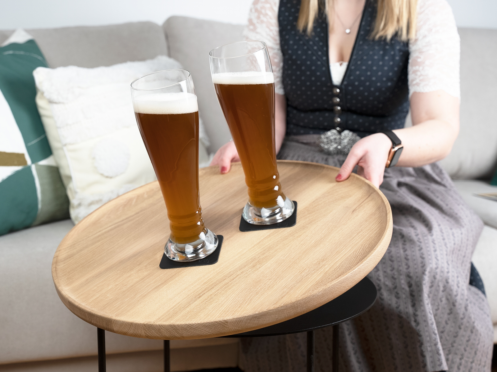 Silwy magnetisch kristallen Weizen bierglas