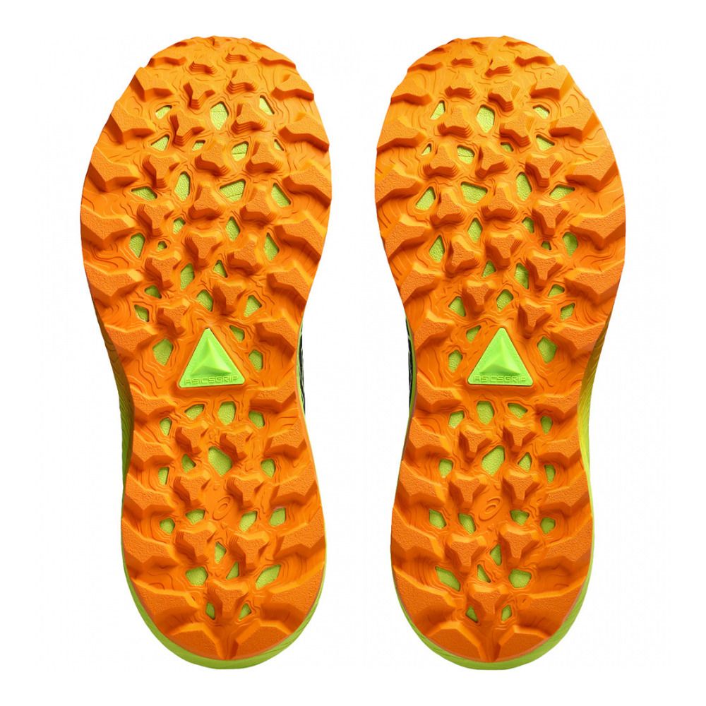 Asics GEL-TRABUCO 11 - Chaussures trail Homme black/neon lime