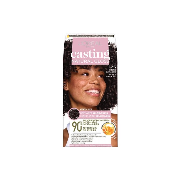 L'oreal Casting Natural Gloss Haarverf /123/ Ganache zwart