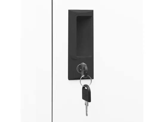 Armoire à casiers Blanc 38x45x180 cm Acier