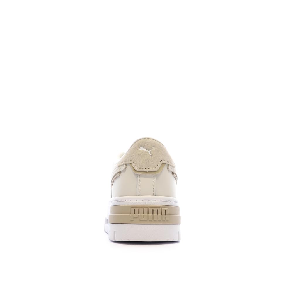 Puma Baskets Écru/Blanc Femme Puma Mayze Crashed Selflove