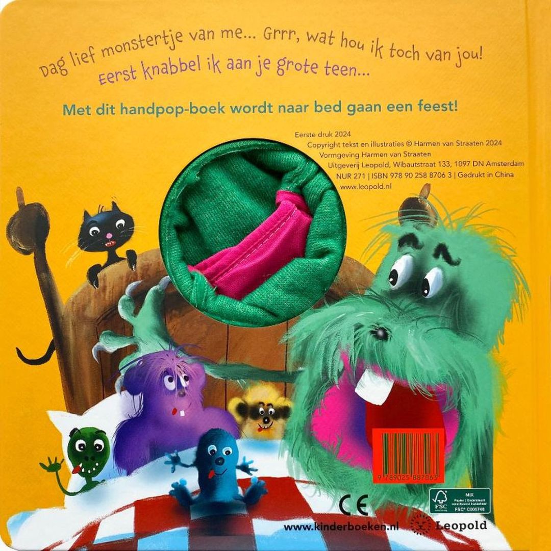 Uitgeverij leopold handpopboek je bent om op te eten!