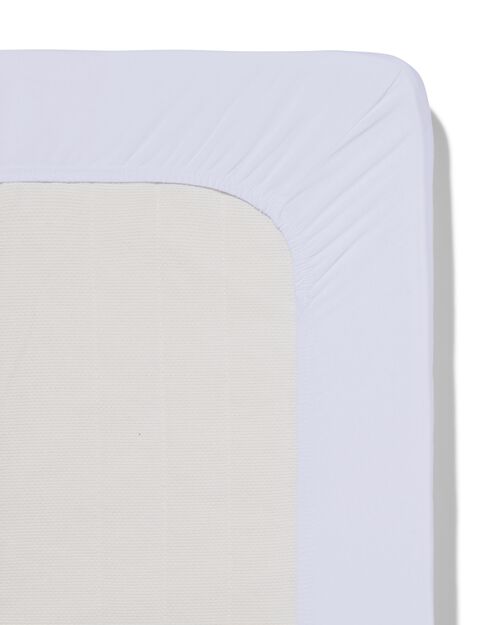 drap-housse pour boxspring jersey 160x200 blanc
