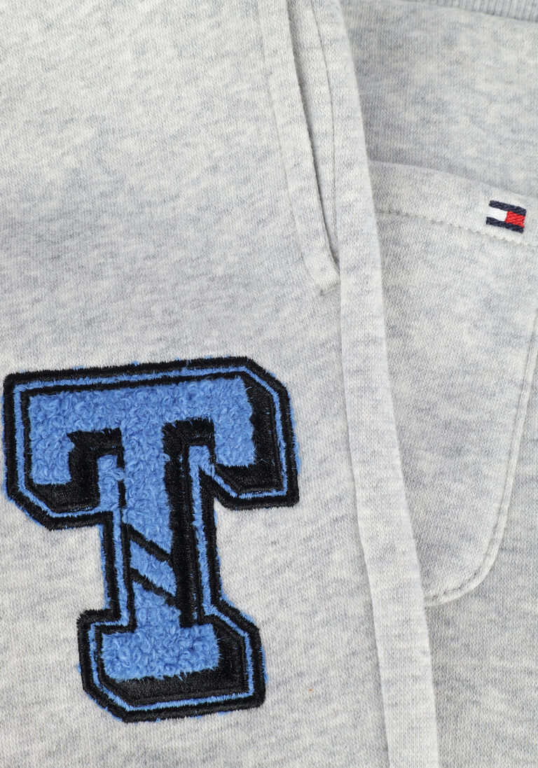 TOMMY HILFIGER lichtgrijze tommy hilfiger joggingbroek tommy towelling patch sweatpants