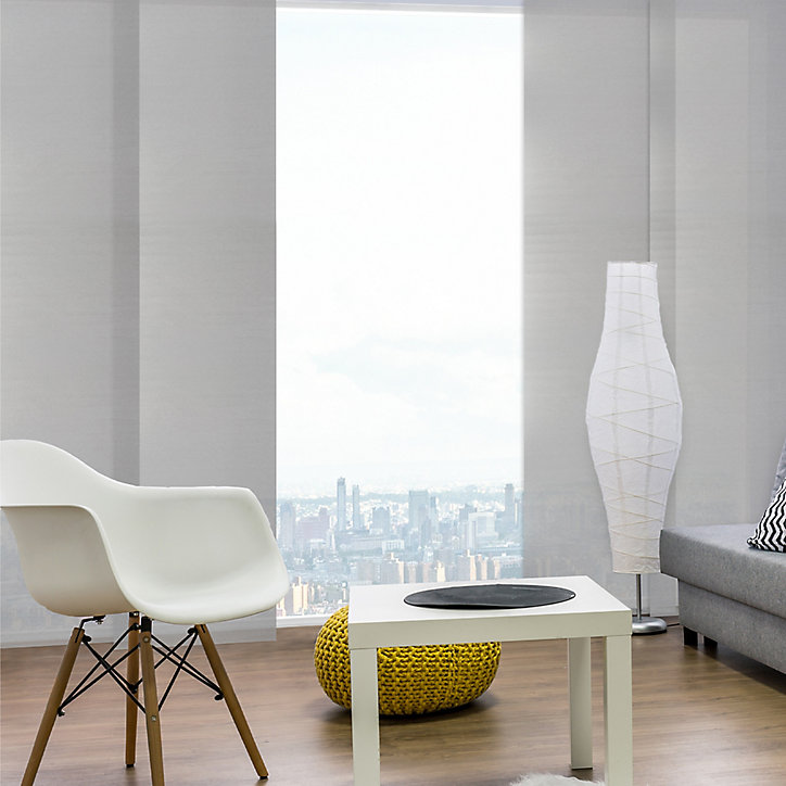 Panneau japonais mesh gris l.45 x H.260 cm
