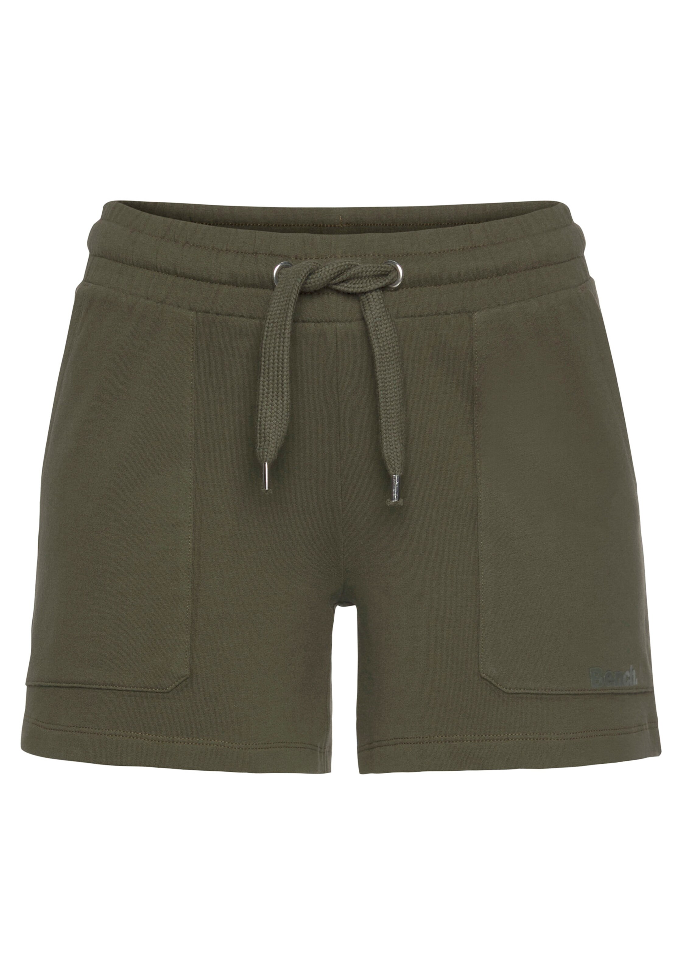 Relaxshorts in dunkelgrün