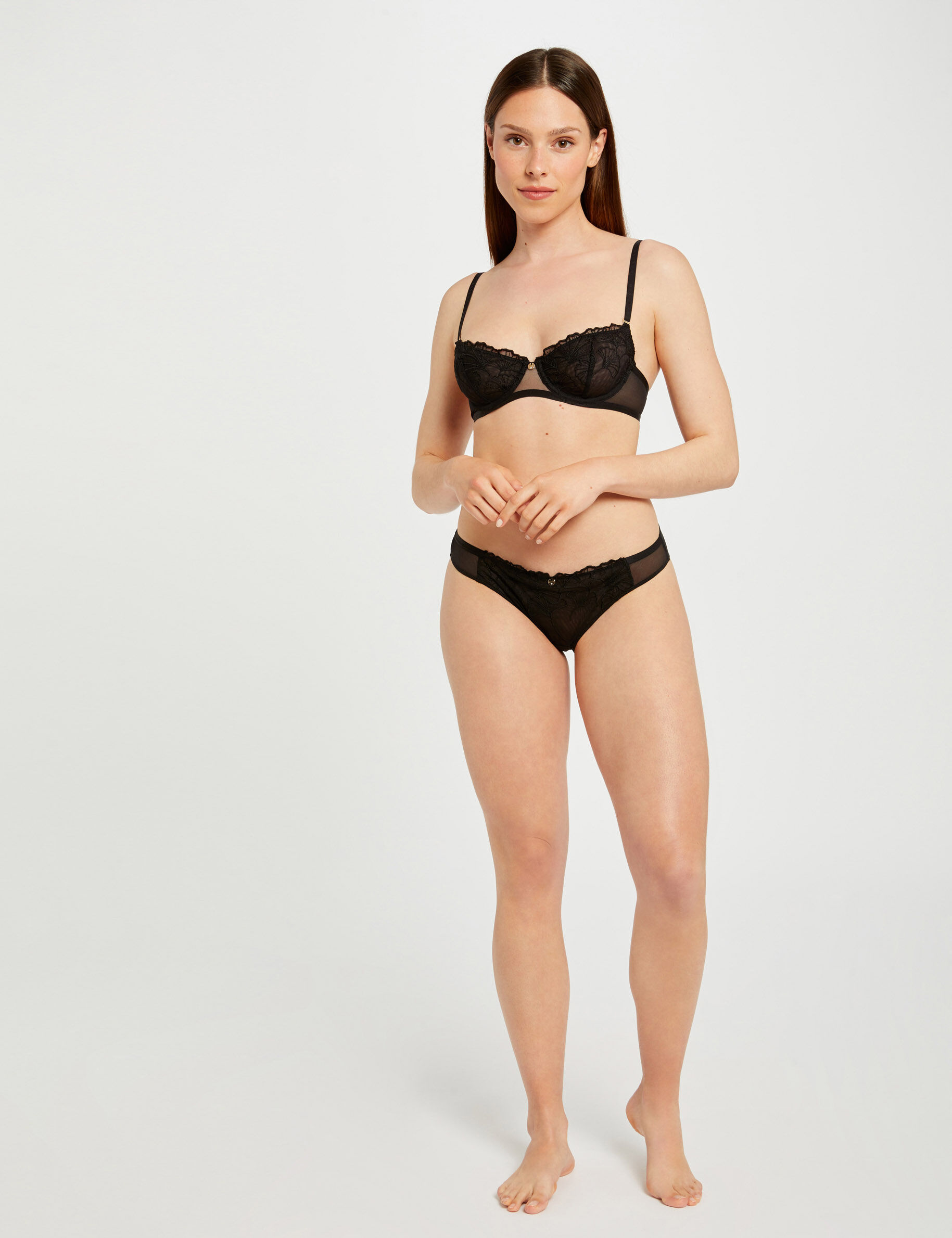 Soutien-gorge armatures noir femme - noir