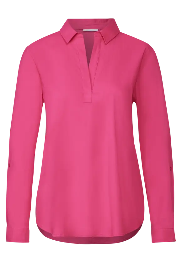 Business Longbluse - cozy pink