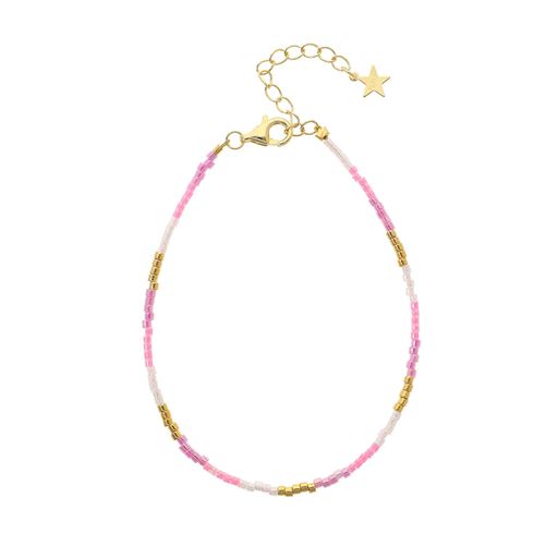 Nuni Copenhagen Kira Armbånd, Light Pink, 16 3 cm