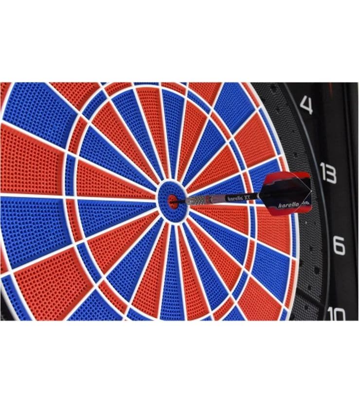 Karella Dartpfeile Softdart Commander 19g, 3 Stück – Silber 90% Tungsten Dartpfeile