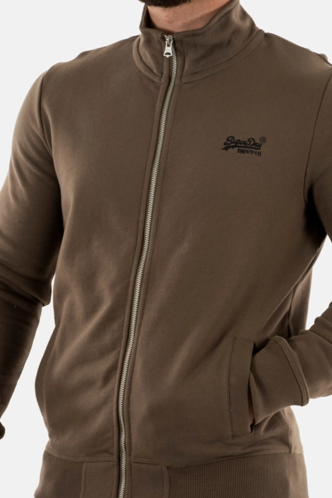 Sweat superdry essential logo zsl deep olive