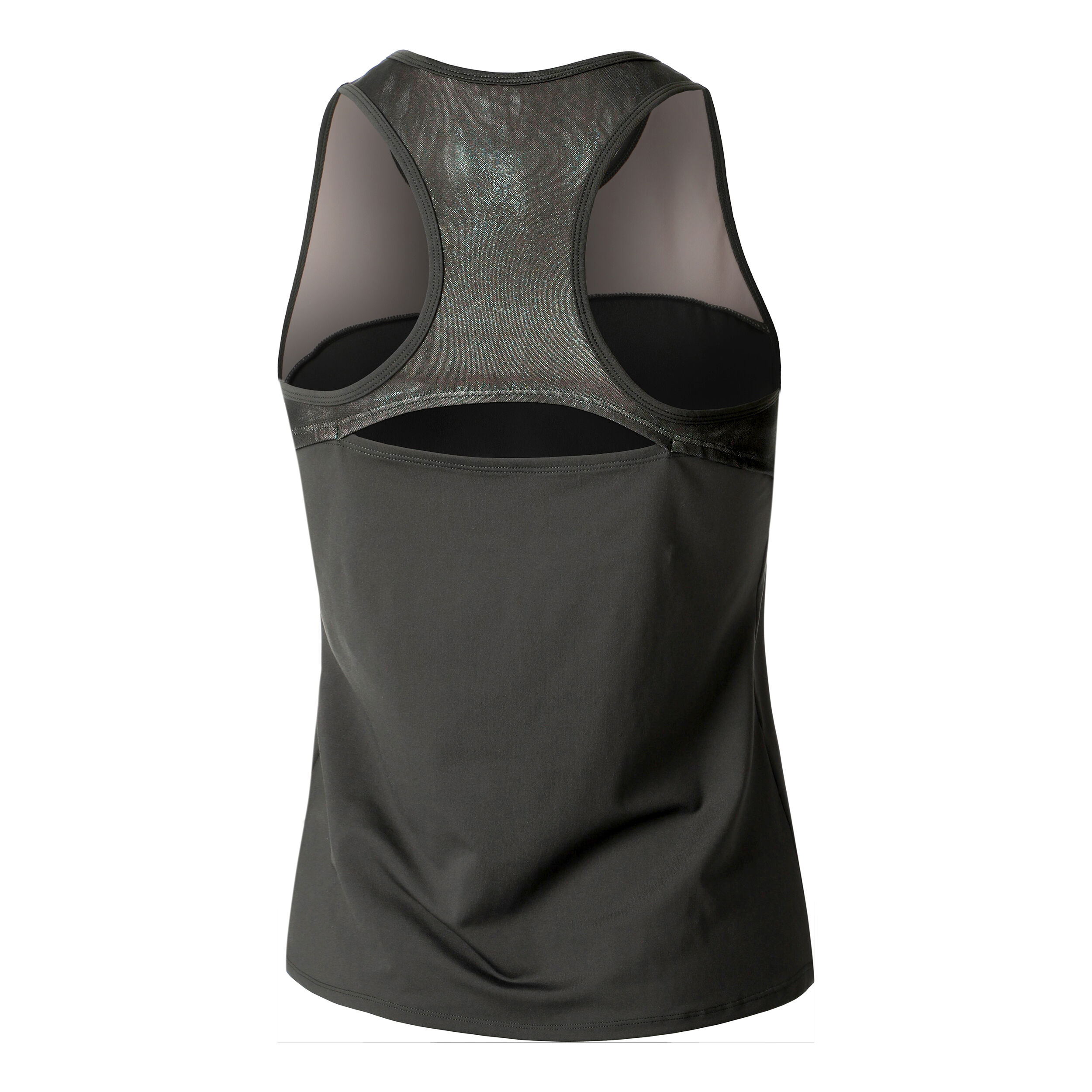 Quiet Please Sparkle Racerback Débardeur Tank Top Femmes - Anthracite