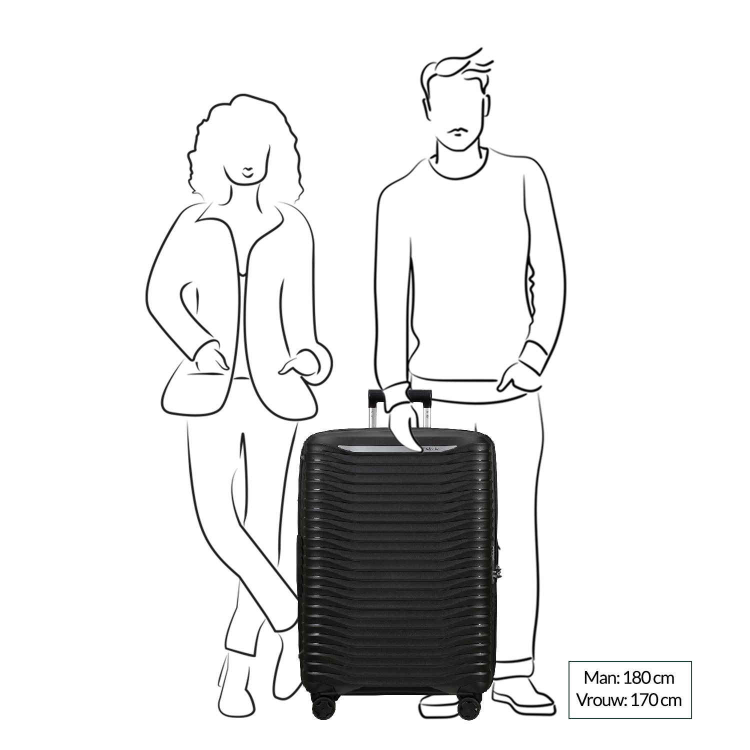 Samsonite Upscape Spinner 81 Expandable yellow
