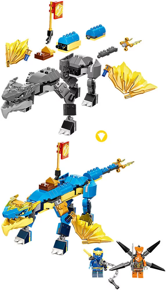 LEGO®NINGAGO 71760 - LE DRAGON DU TONNERRE DE JAY - EVOLUTION