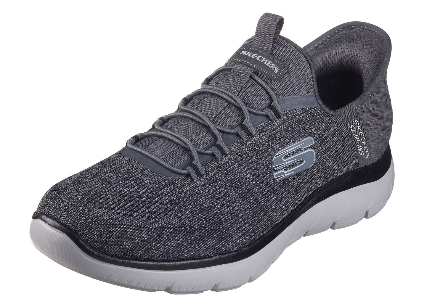 SKECHERS, Herren-Sneaker, mit geformter Slip-Ins Fersenplatte