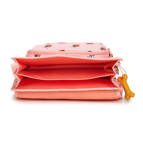Stones and Bones - CARTABLE 38 CM LILY LADYBUGS - Rose