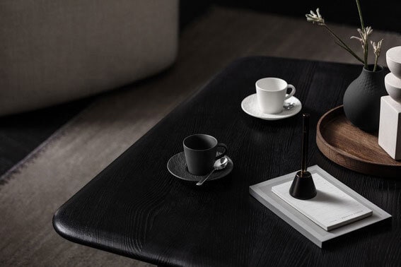 Villeroy & Boch Untertasse MANUFACTURE ROCK 12 cm Porzellan schwarzgrau