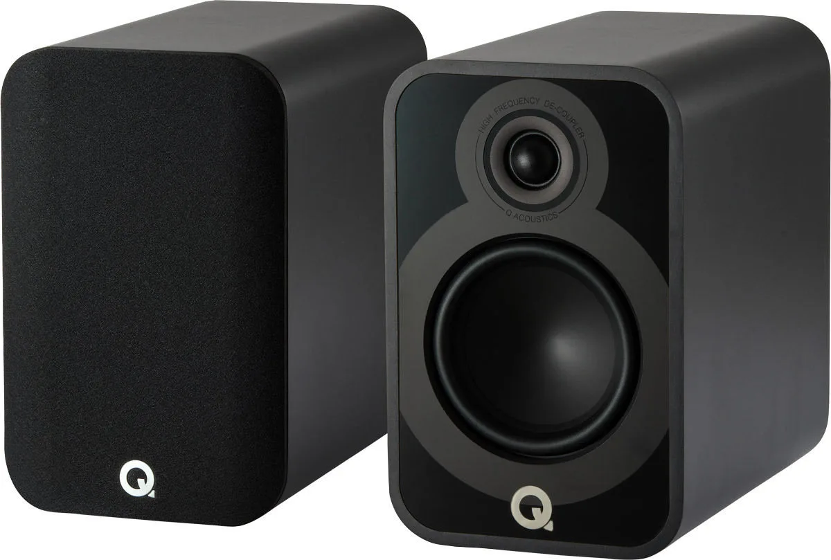 Q Acoustics 5020 Noir Mat (la paire) Enceintes bibliothèque