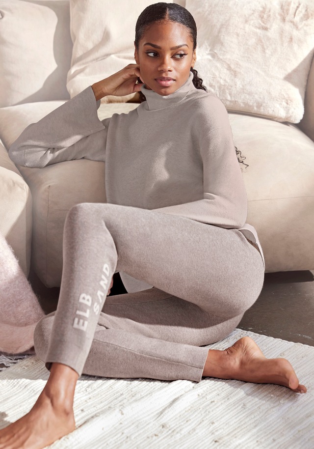 Elbsand Sweater , Rollkragenpullover aus hochwertigem Strick, Loungewear