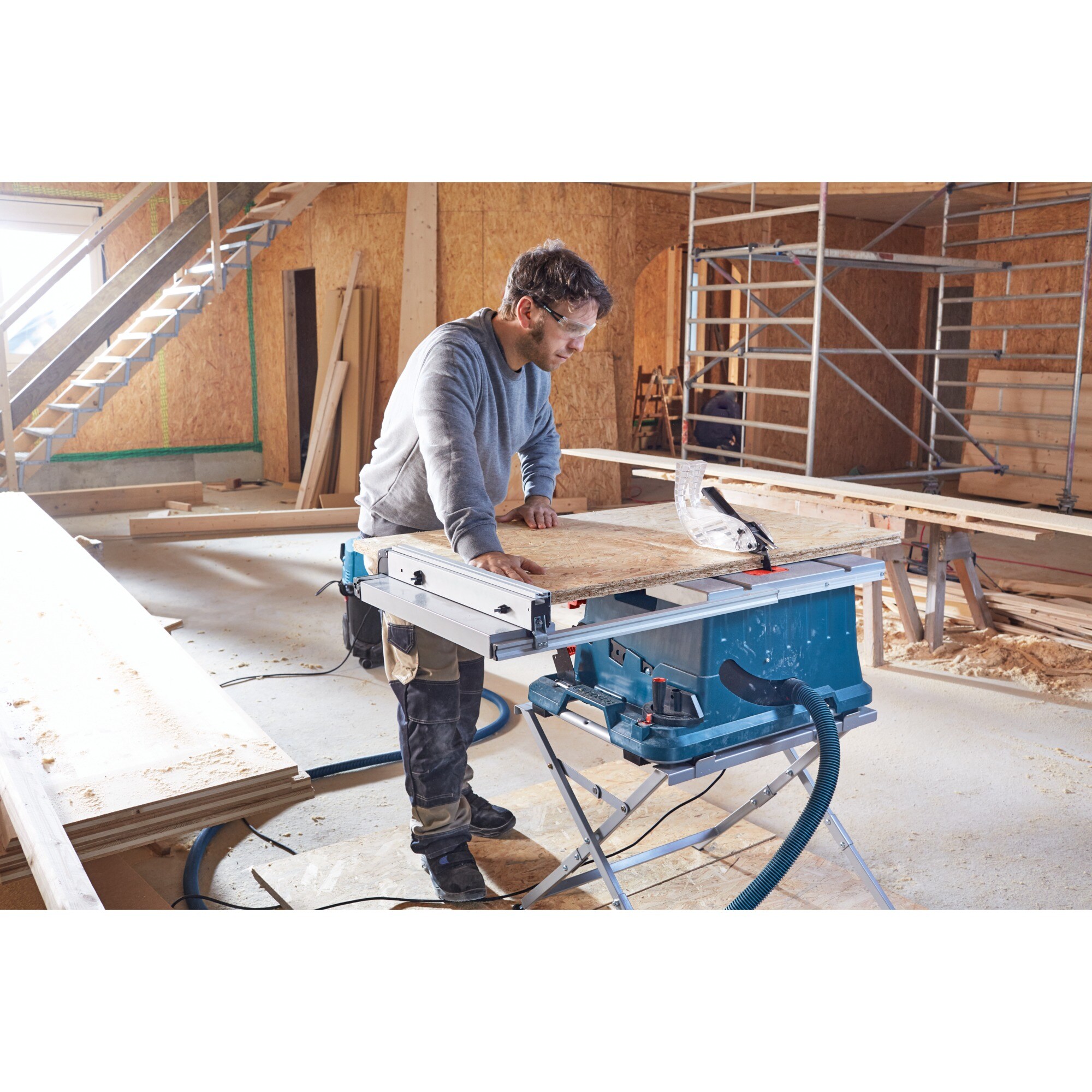 Bosch Tischkreissäge Tischkreissäge GTS 635-216 Professional + Tisch GTA 560
